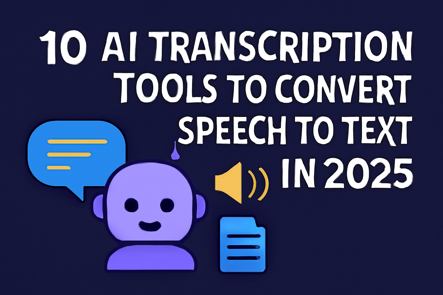 10 AI Transcription Tools to Convert Speech to Text in 2025