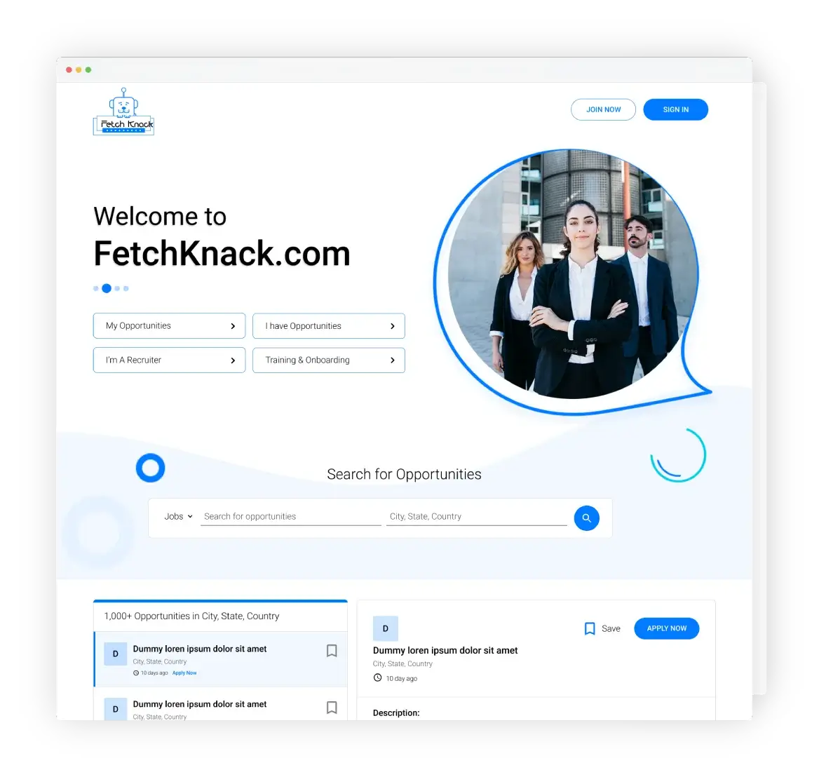 FetchKnack – Connecting Job Seekers with Opportunities